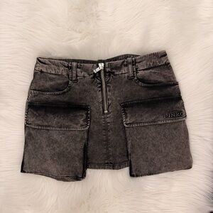 Pinko Women's Black Denim Skirt